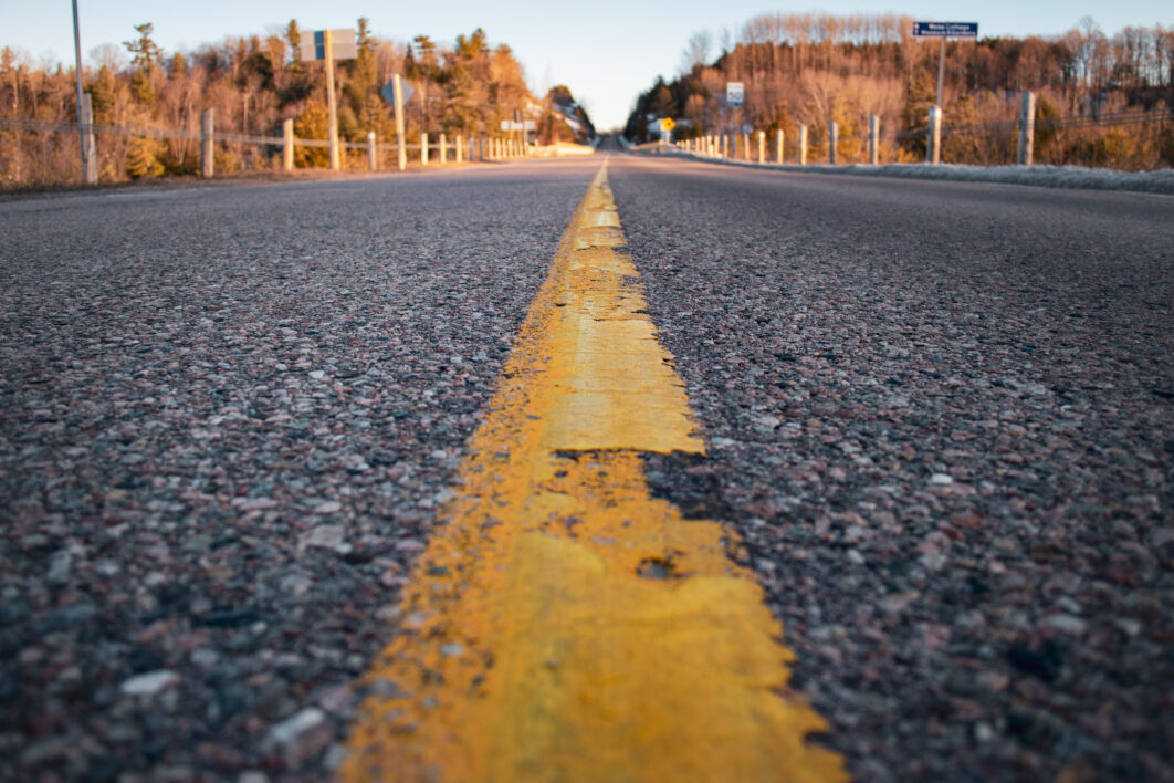 Yellow Lines Road