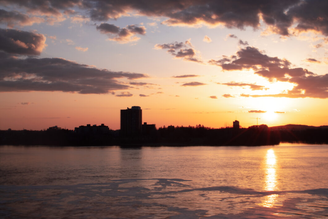 City Skyline Sunset