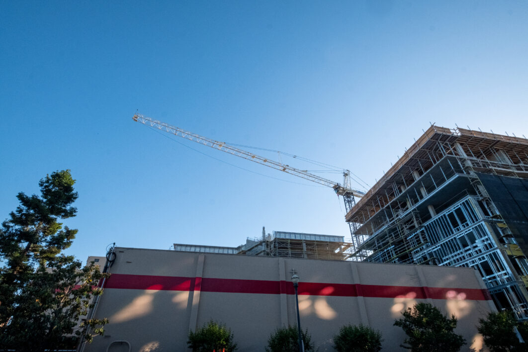 Construction Crane Building
