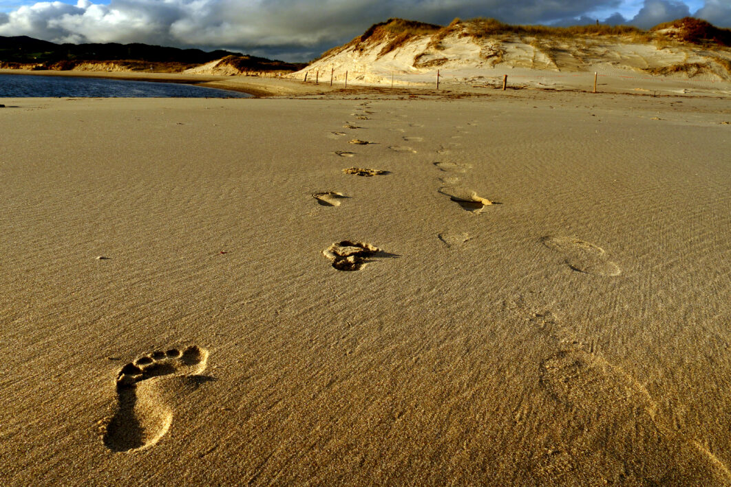 Footprints Sand Beach