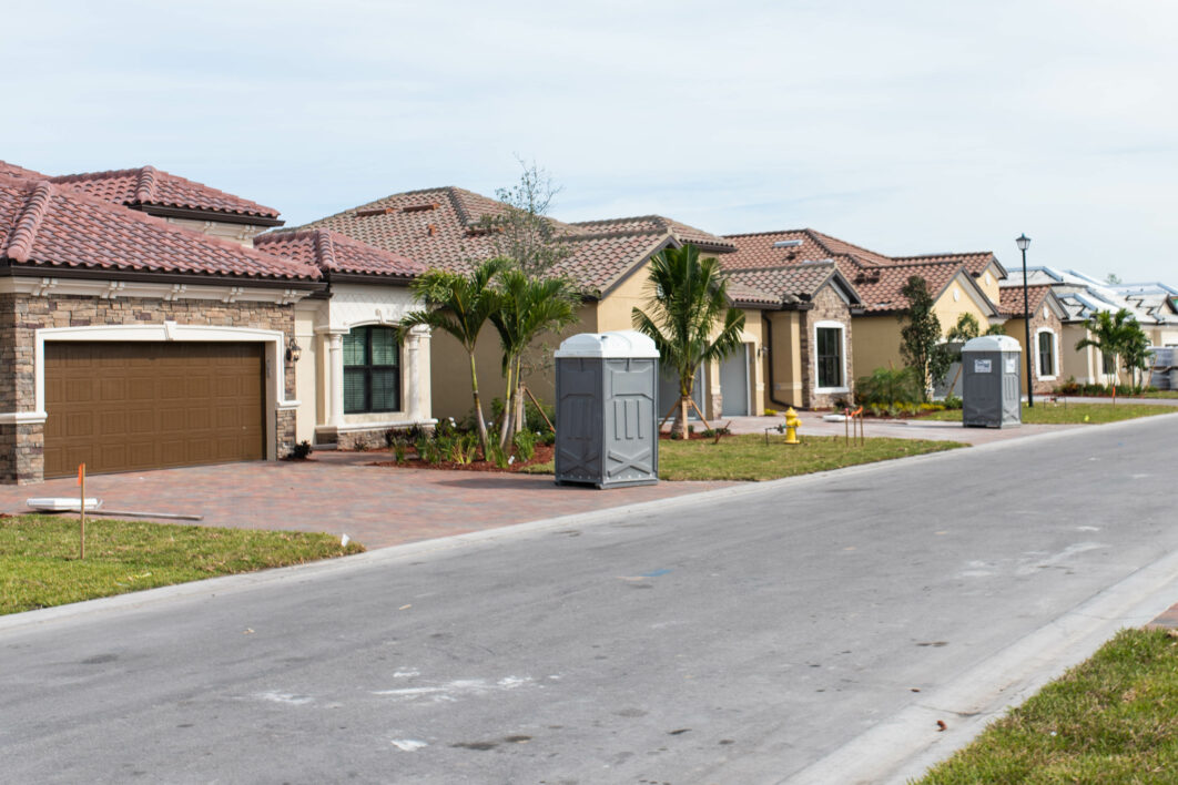 Suburban Street Houses